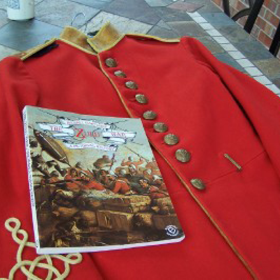 Zulu war era british soldier dragoon uniform jacket files520170913 11823 1hju92n