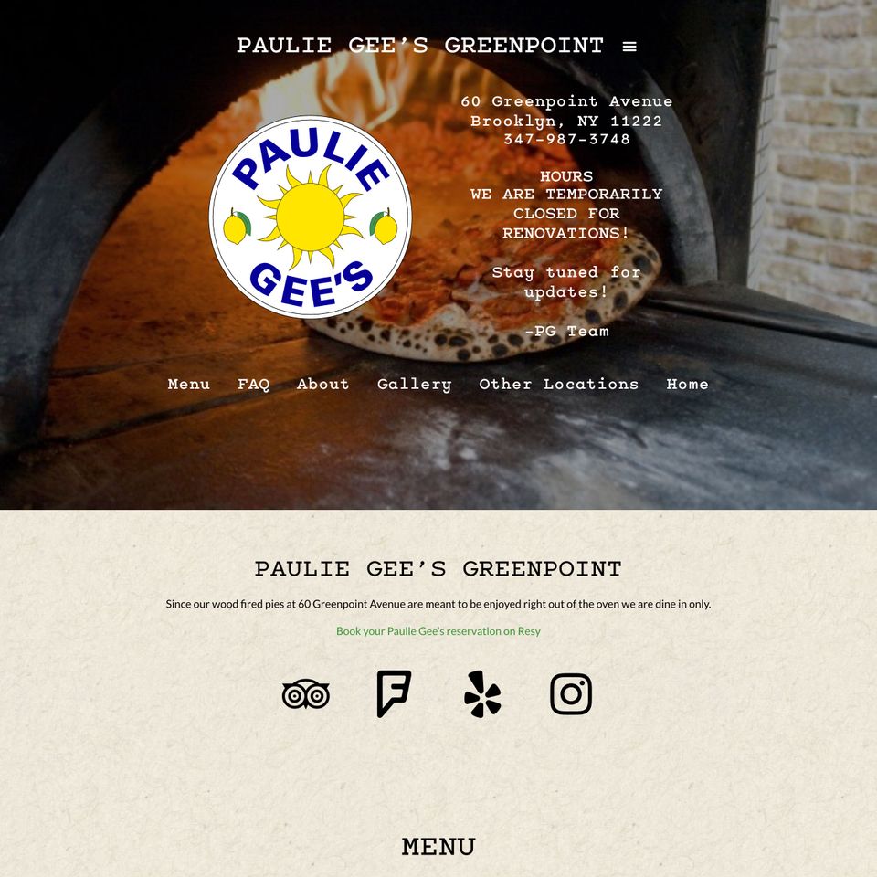 Pauliegee restaurant