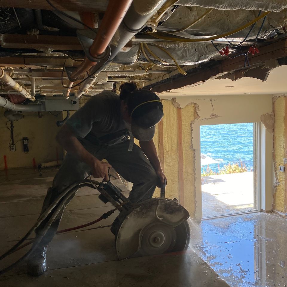 Gibson concrete sawing