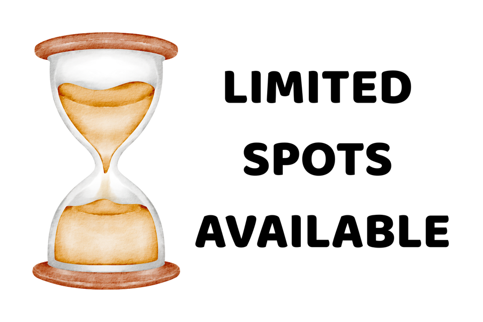 Limited spots available