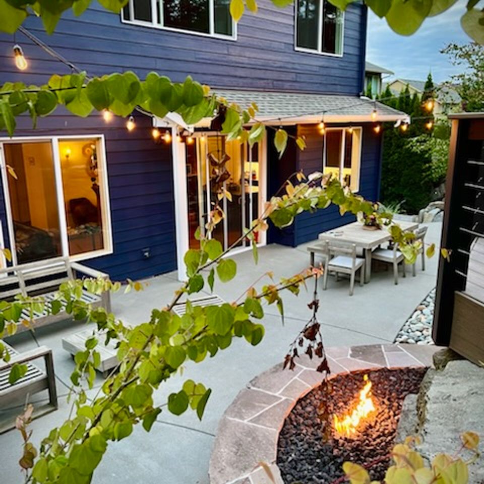 Patio after