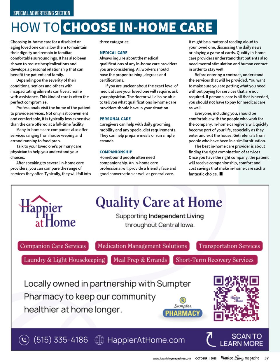 In home care   wk 2023