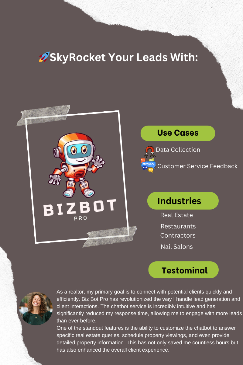 Bizbot pro use cases