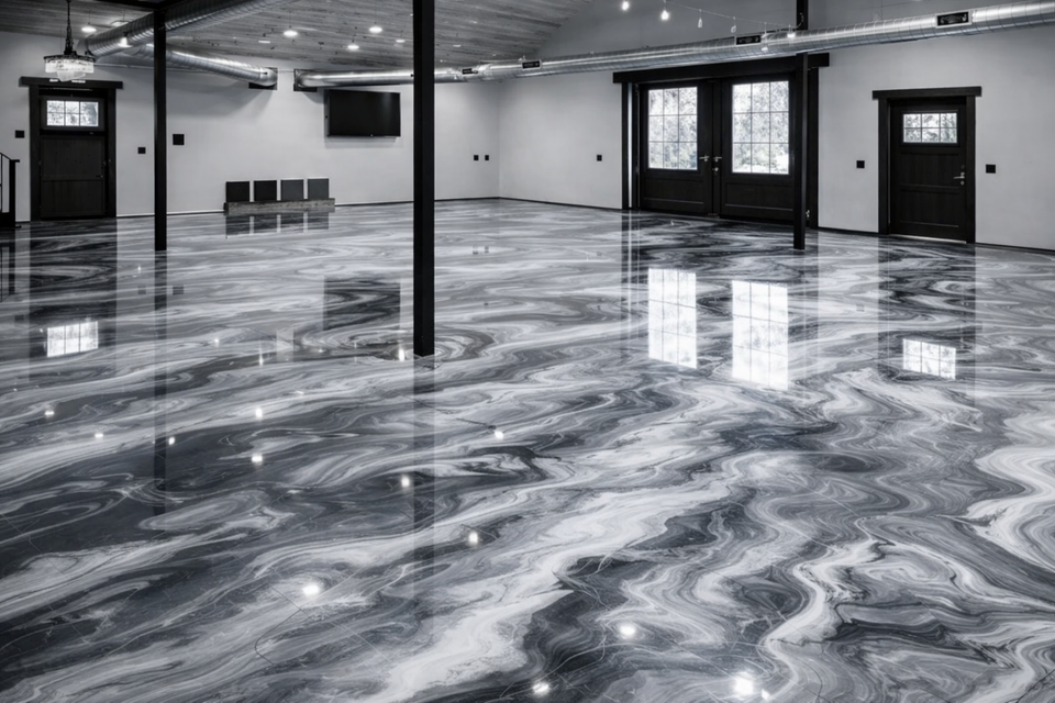 Metallic epoxy flooring houston tx
