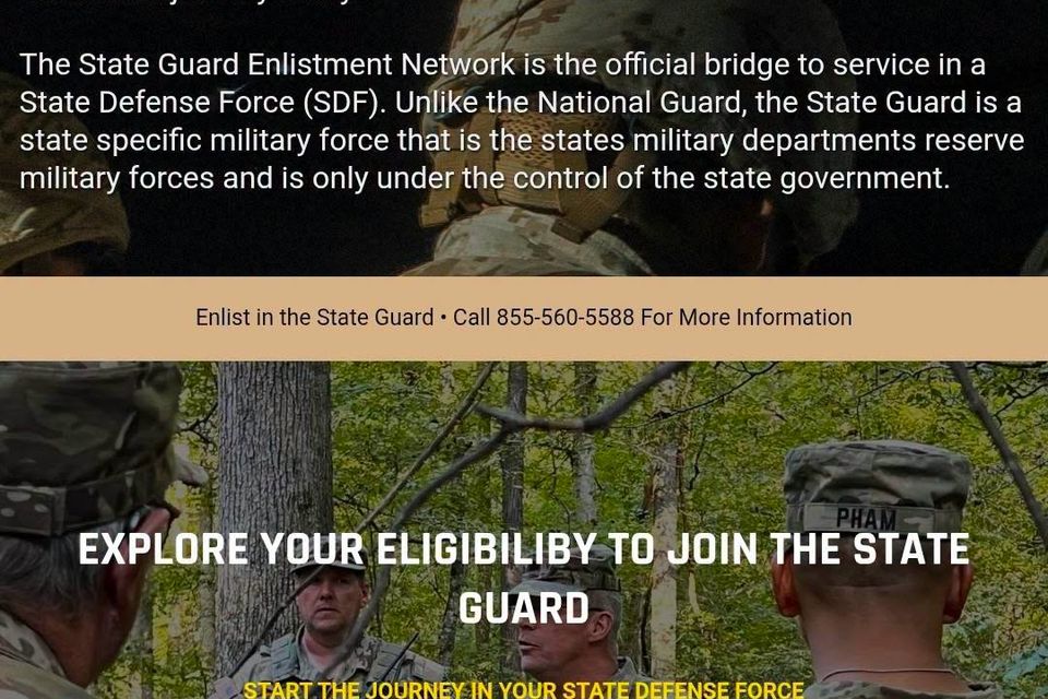 State guard enlistment network