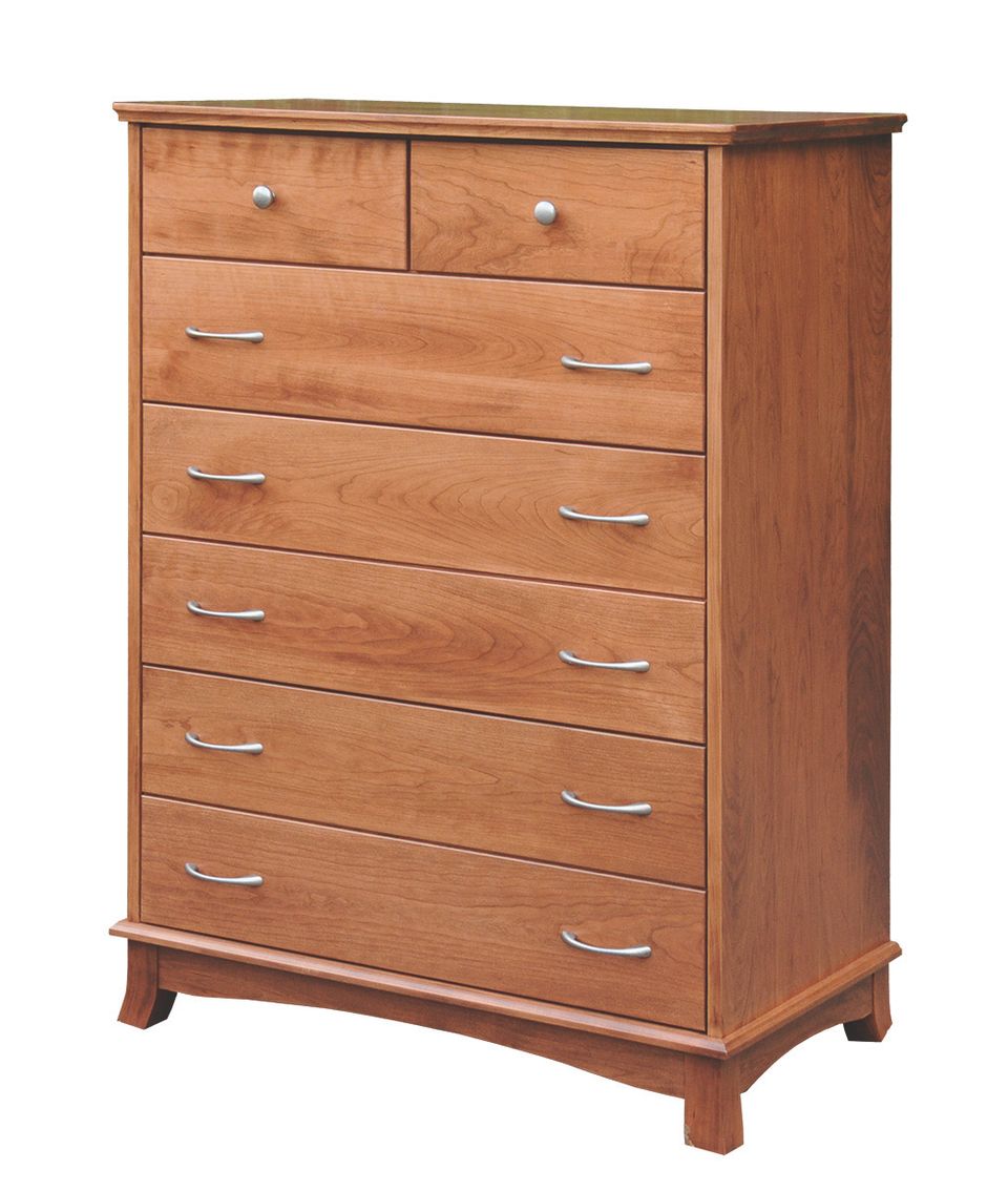 Cwf 731b crescent chest of drawers