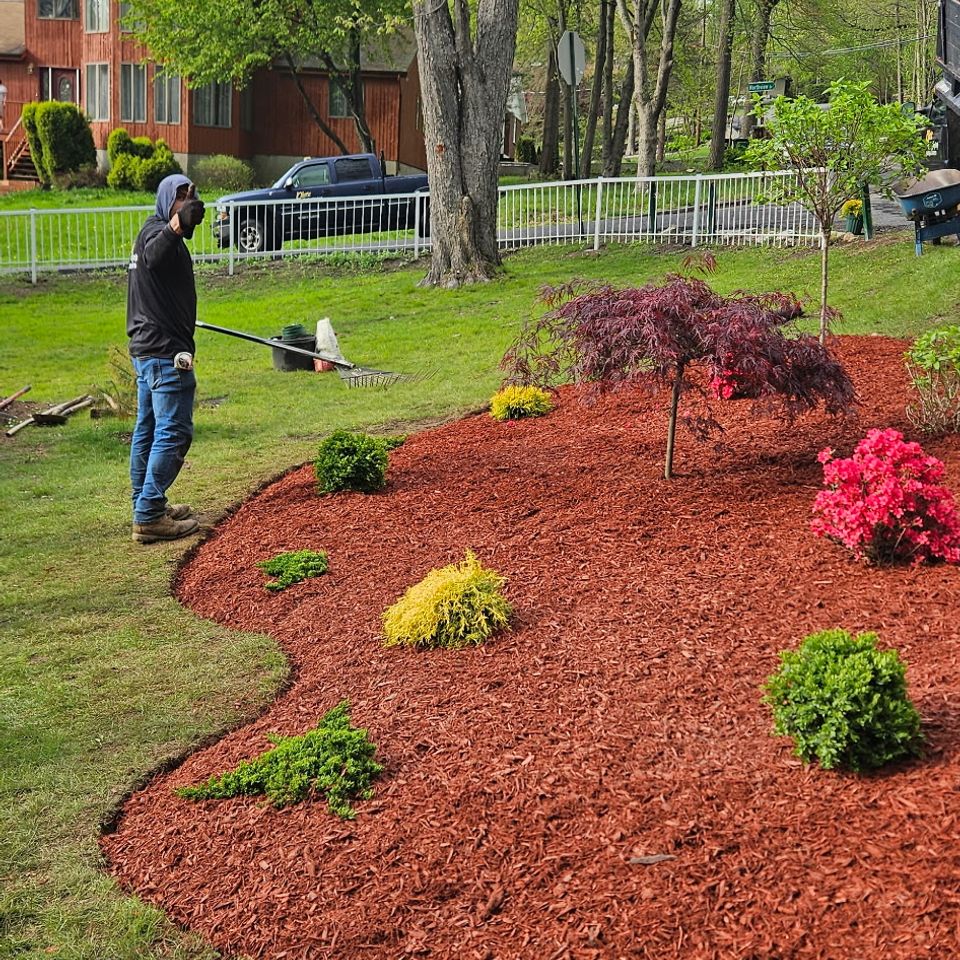 After mulch diaz landscaping