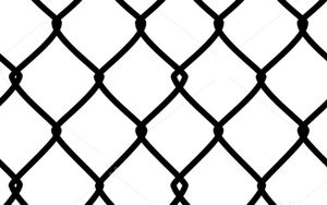 Black vinyl coated chain link