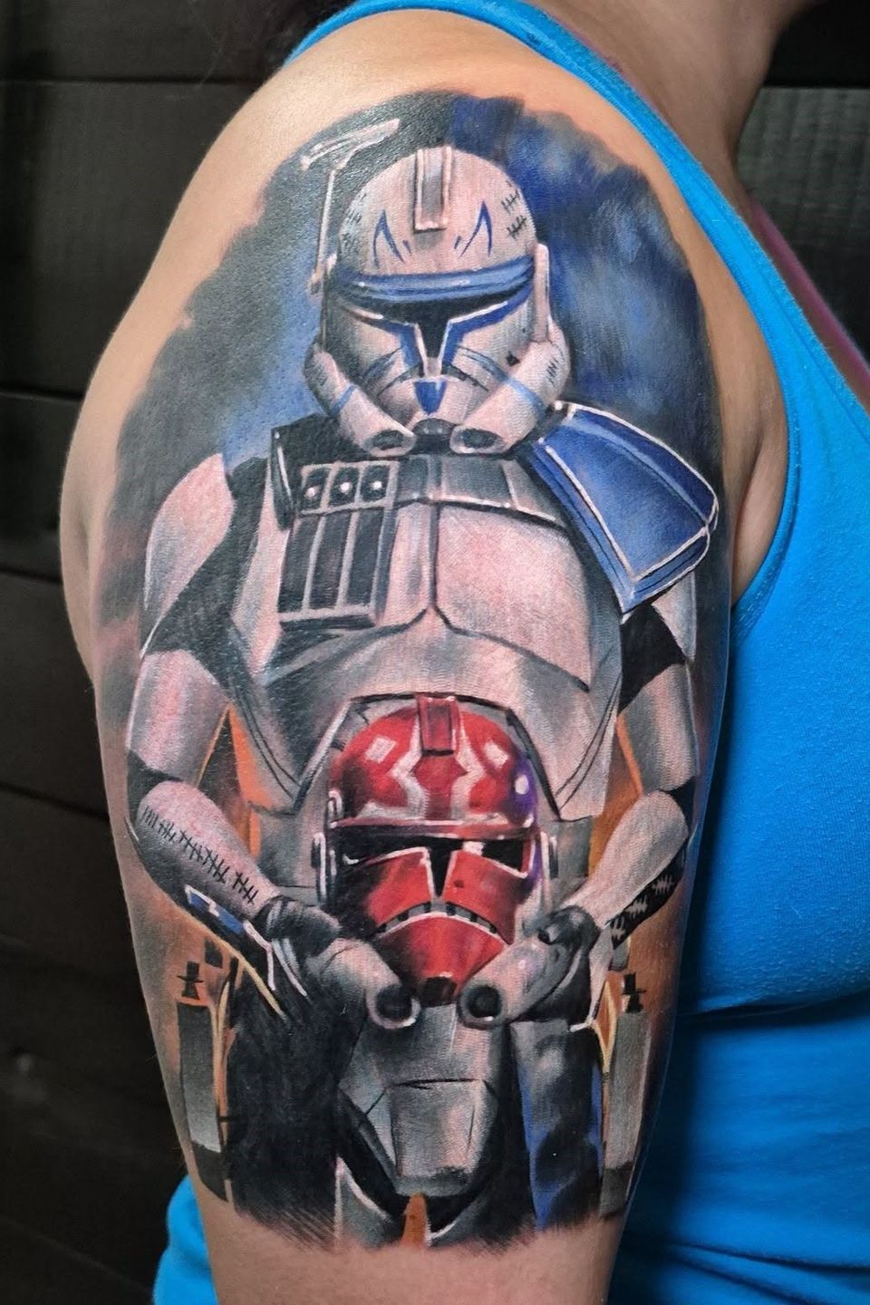 Velvet razor tattoo star wars
