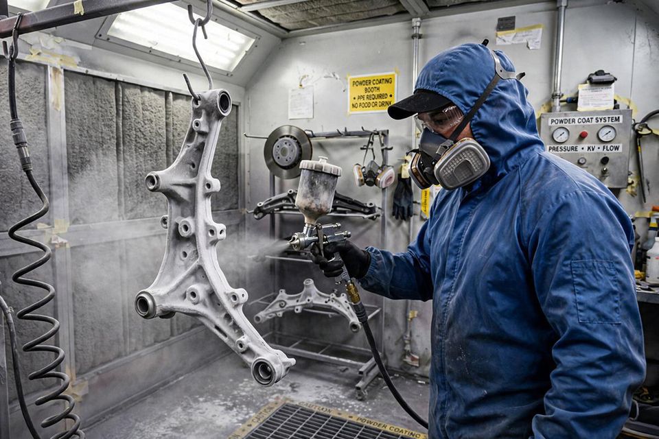 Powder coating automotive