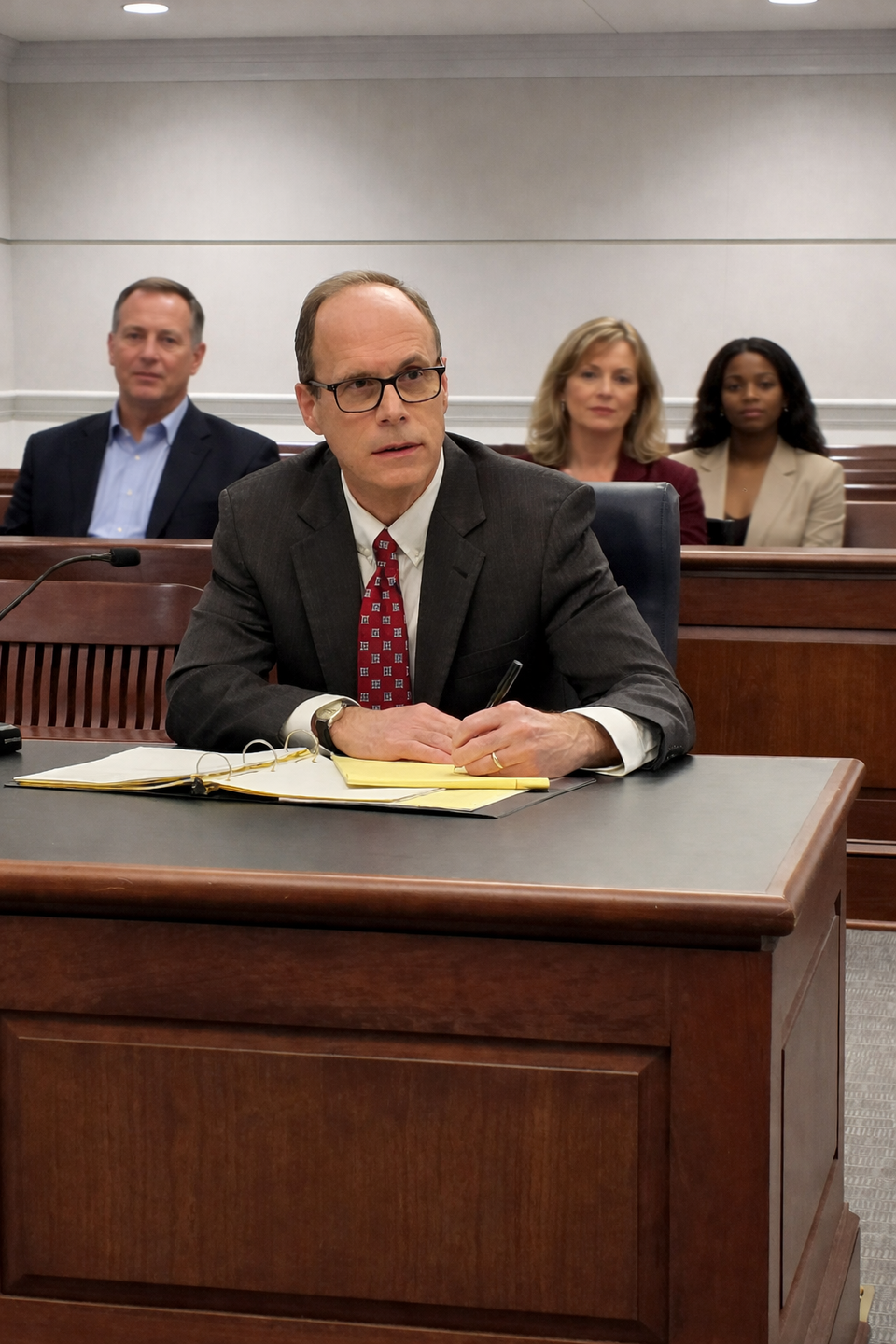 Lawyer table 3 people