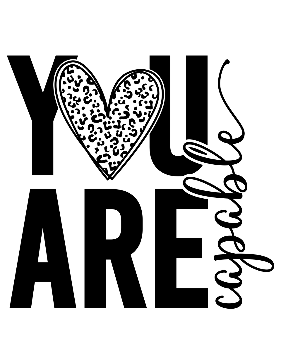 Affirmation   enough worthy beautiful capable sleeve