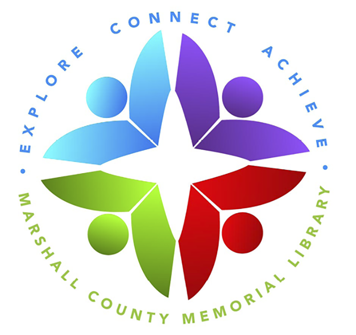 Logo mark marshallcountymemoriallibrary
