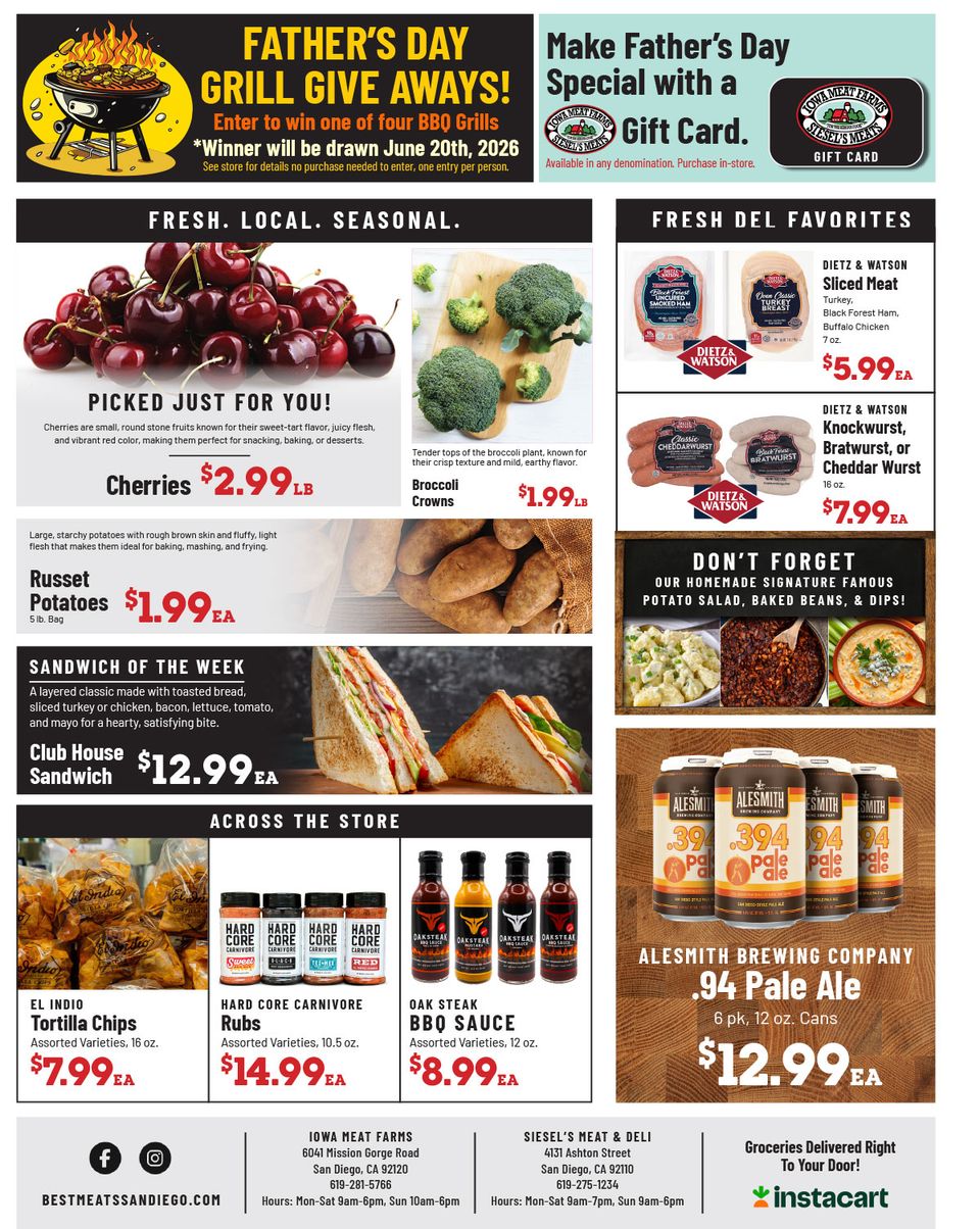 New 2026 06 12 siesels bi weeklyad 2page flyer 2