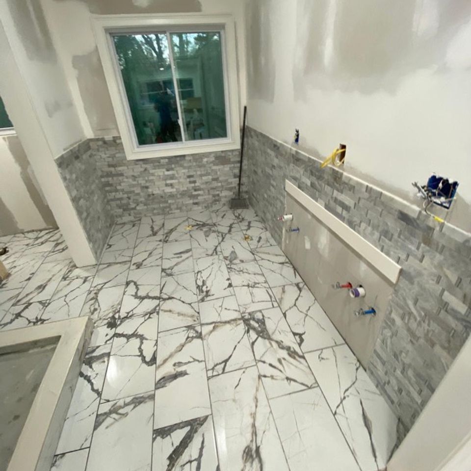 Buchanan Contracting full bathroom reno