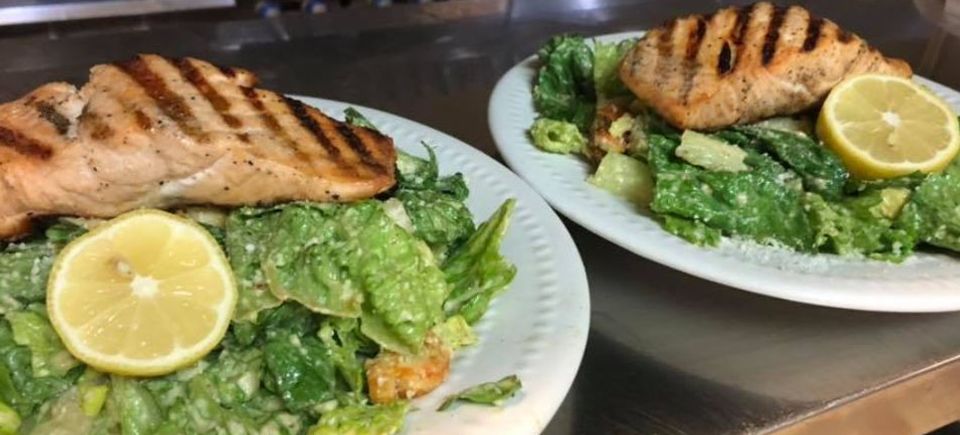 Cg 43 salmon on salad