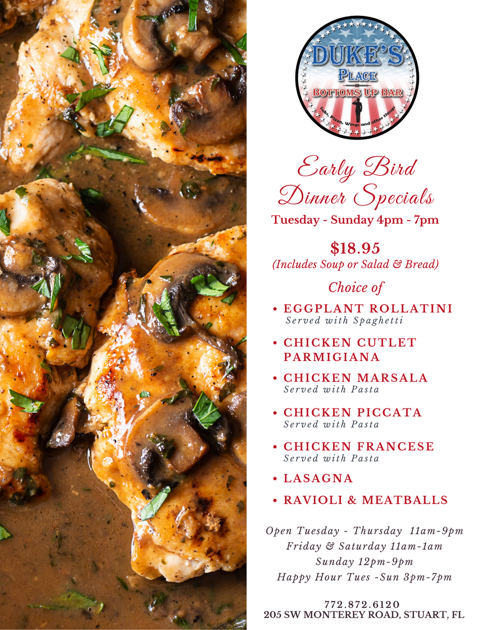 Duke's place early bird specials (2)