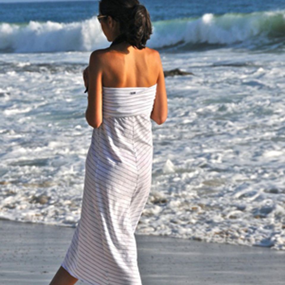 Woman on beach
