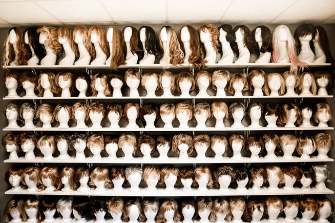 Wig wall
