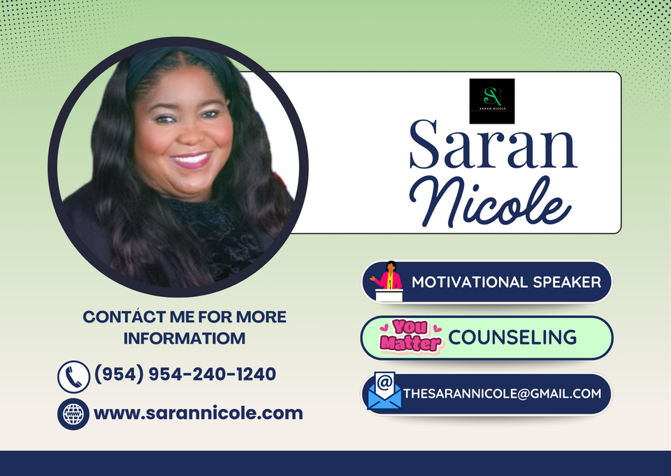 Saran nicole contact card