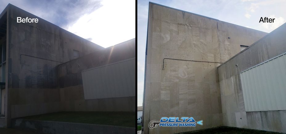 Limestone before after