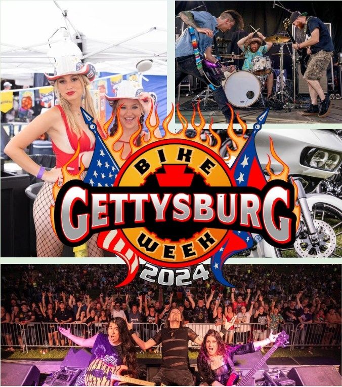 Gettysburg 2024 bike week flyer