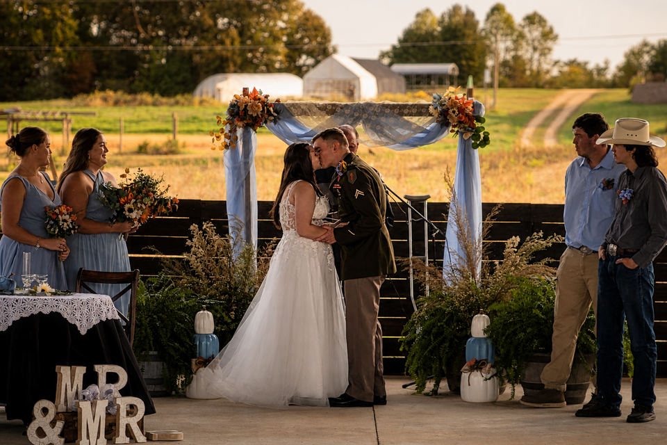 wedding and community gathering at Grace Ridge event venue North Carolina
