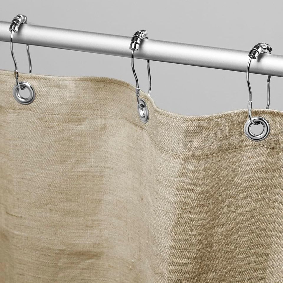 Hemp shower curtain