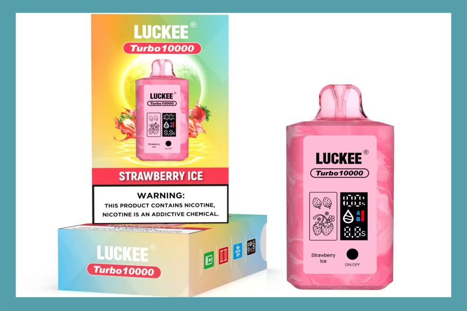 Luckee Turbo 10000 Strawberry Ice Disposable Vape