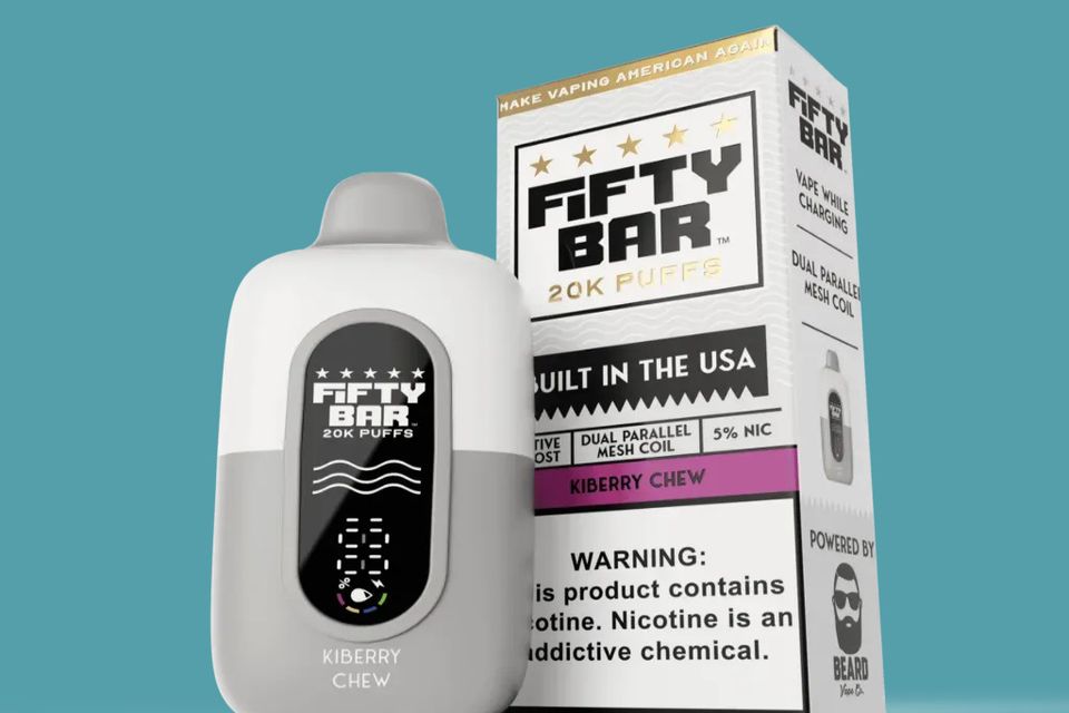 Fifty Bar Kiberry Chew Disposable Vape