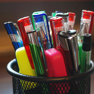 Office supplies featured