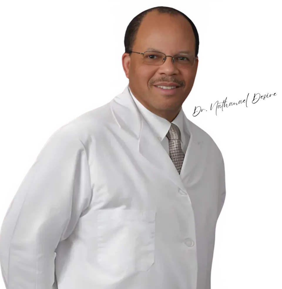 Dr. Nathanael Desire, board-certified geriatric specialist and founder of Leisure Medical.