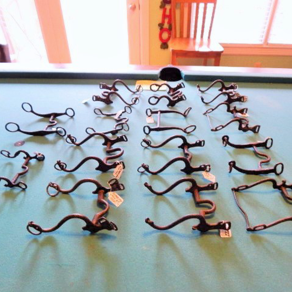 Dug civil war military horse bits  14 files920170913 28691 1jfjr19