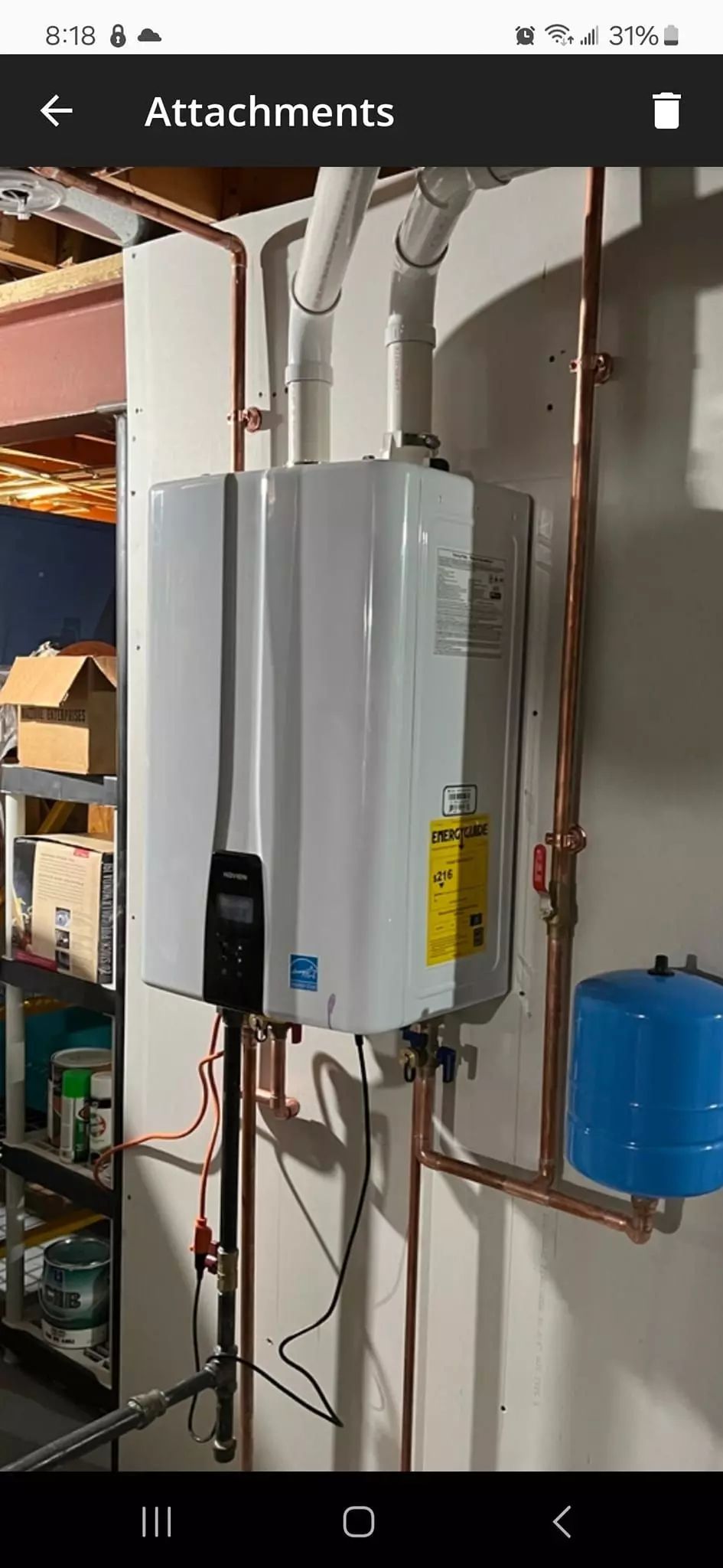 Justice tankless water heater services