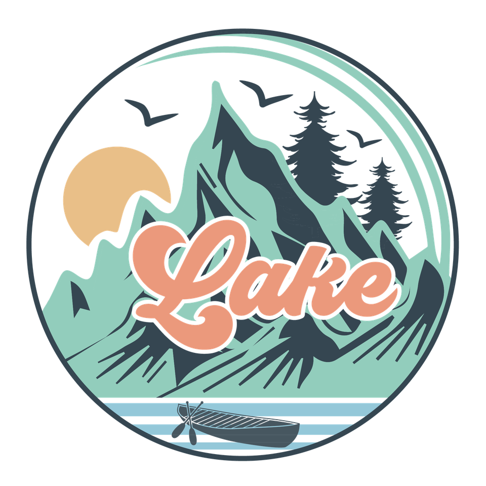 Lake   lake and mountains