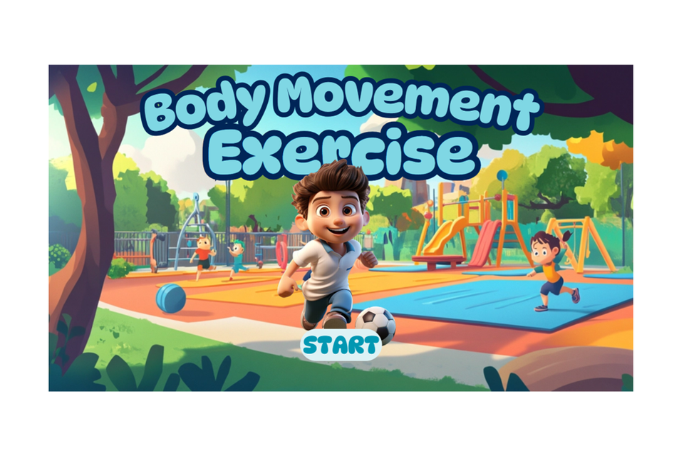 Body movement exercise   kids interactive quiz game