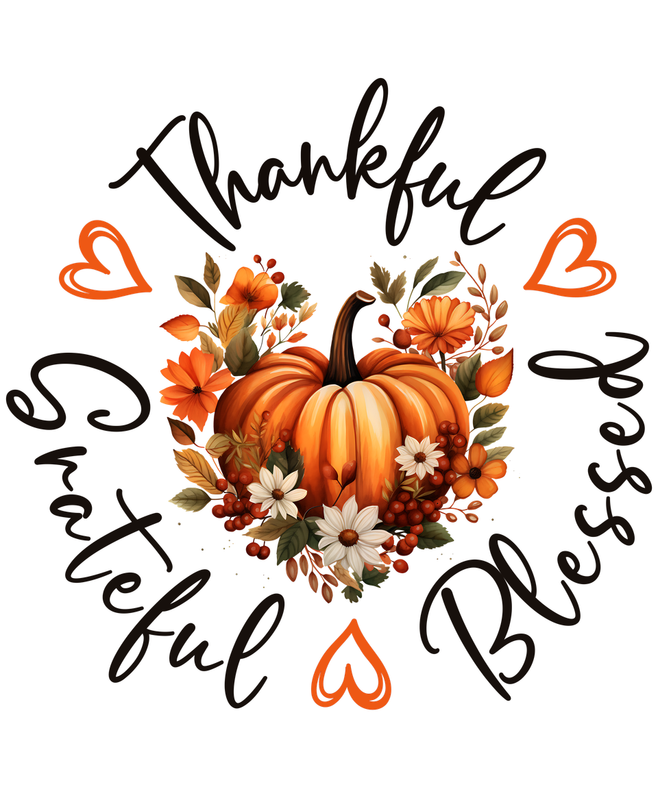 Seasons   thanksgivingdaythankful blessed and grateful v142