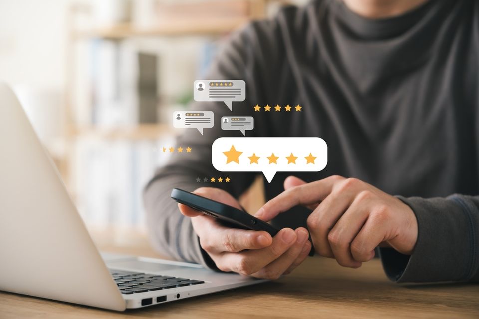 Done Right Web Design helping businesses build trust through 5-star online reviews and reputation management.