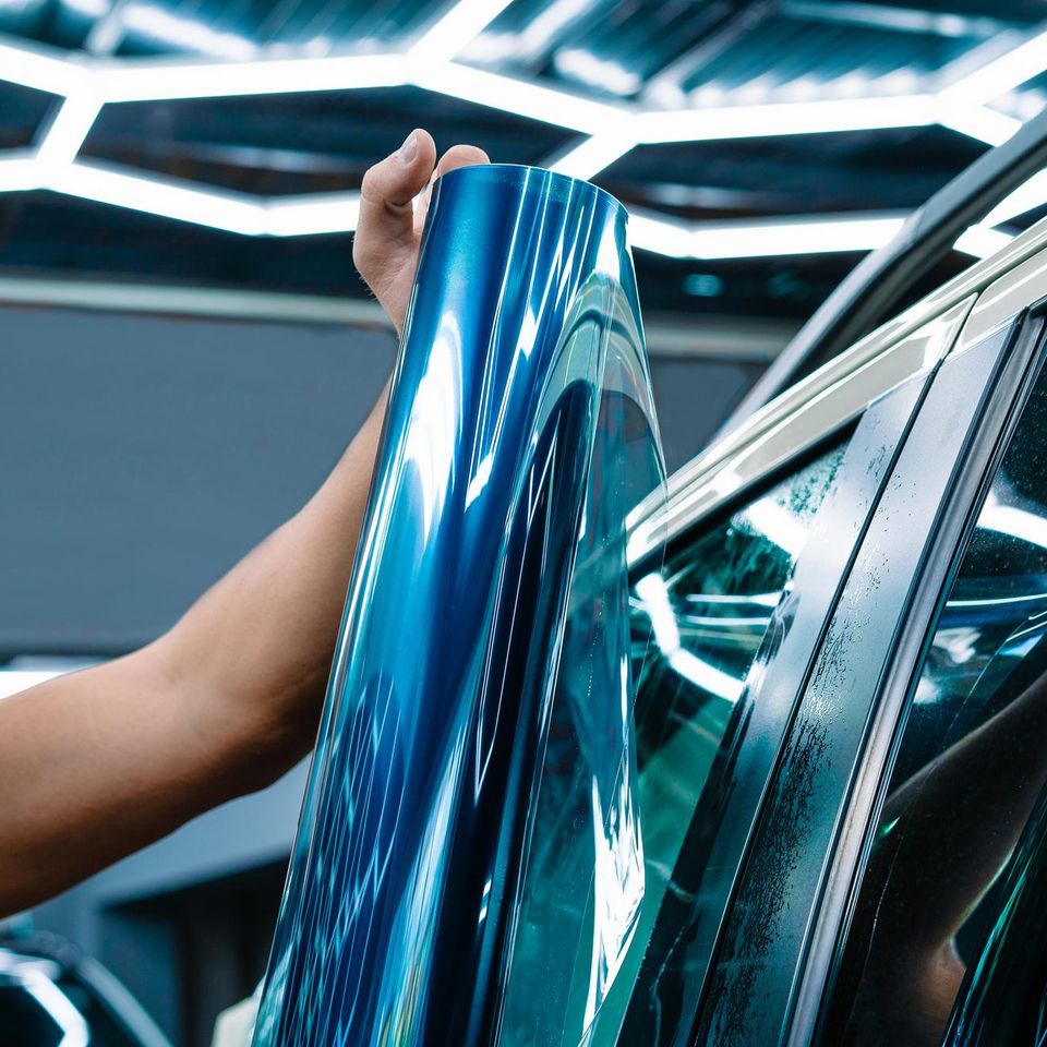 Automotive tint installation