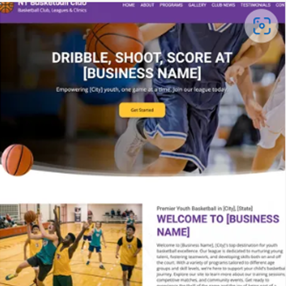 A basketball