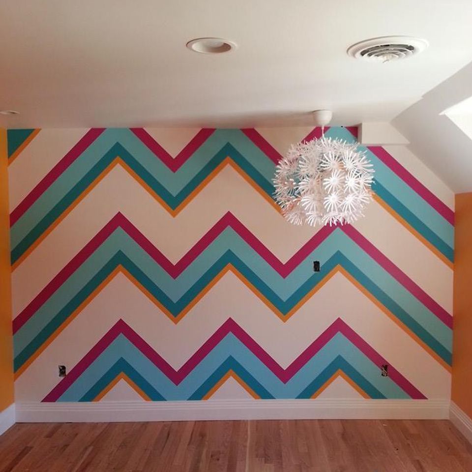 Painting wall patterns in meridian idaho
