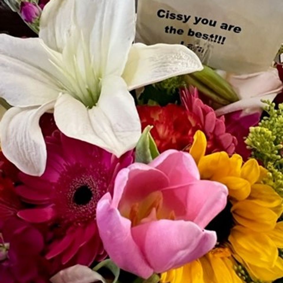 Cissy webb thank you flowers