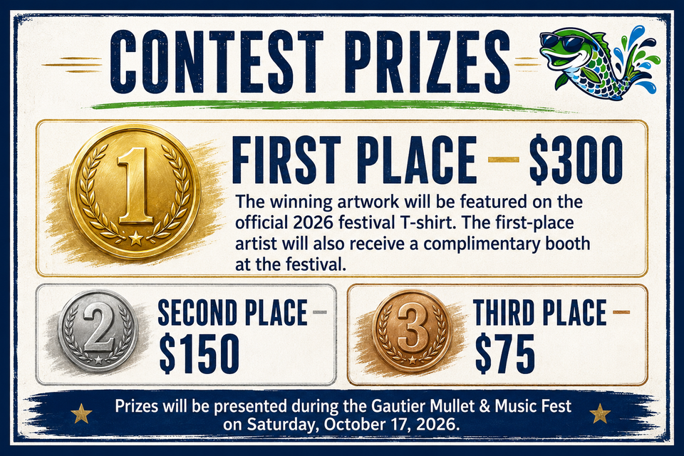 Gautier mullet festival art prizes