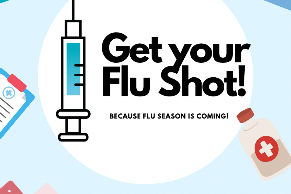 Flu shot graphic