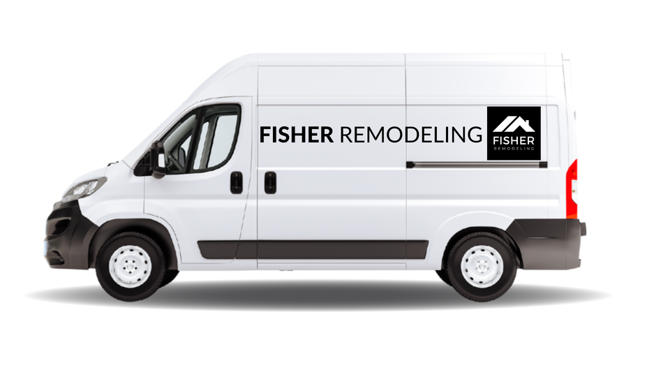 Fisher Remodeling project sign on a job site