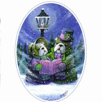 Betty christmas card singing