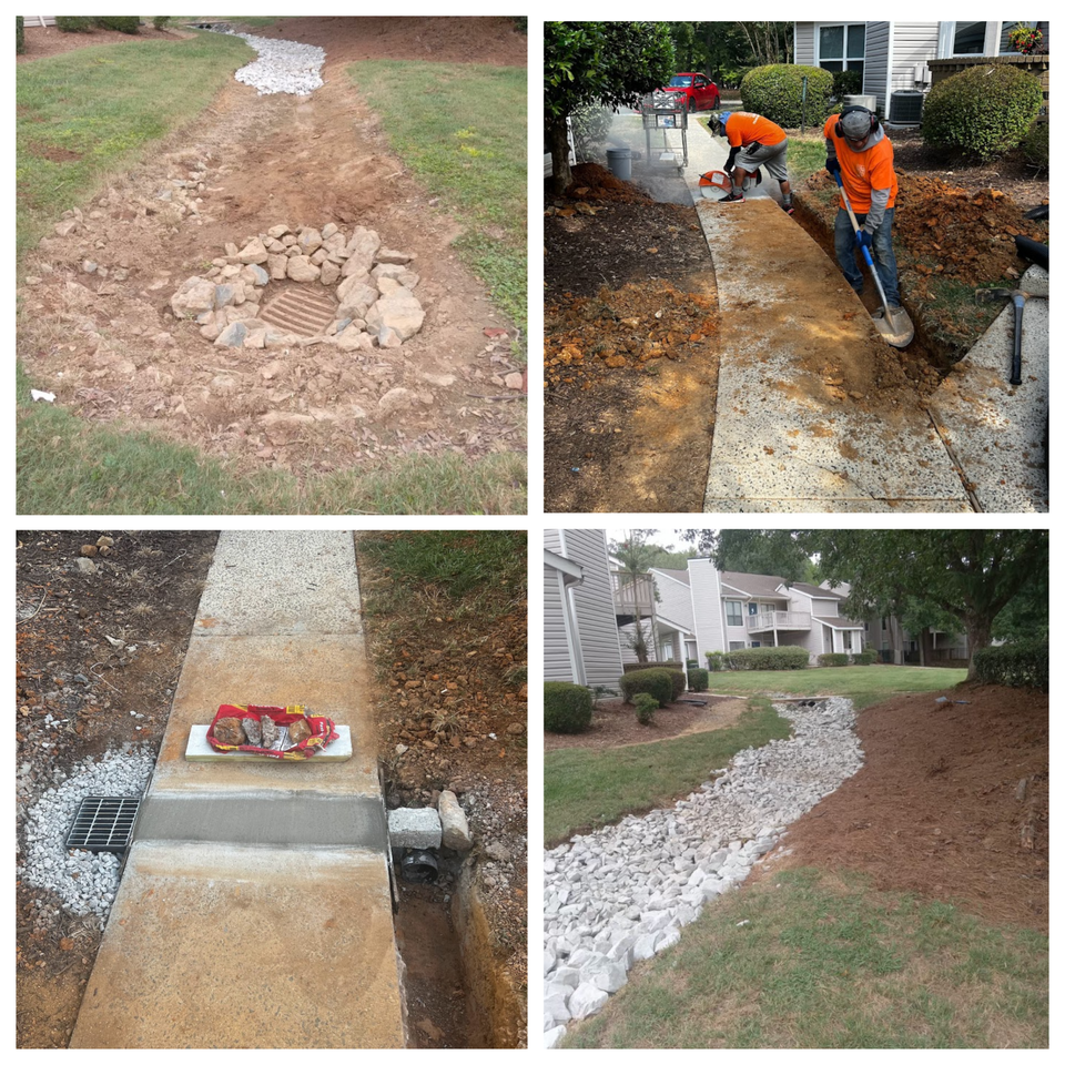 Positive drainage