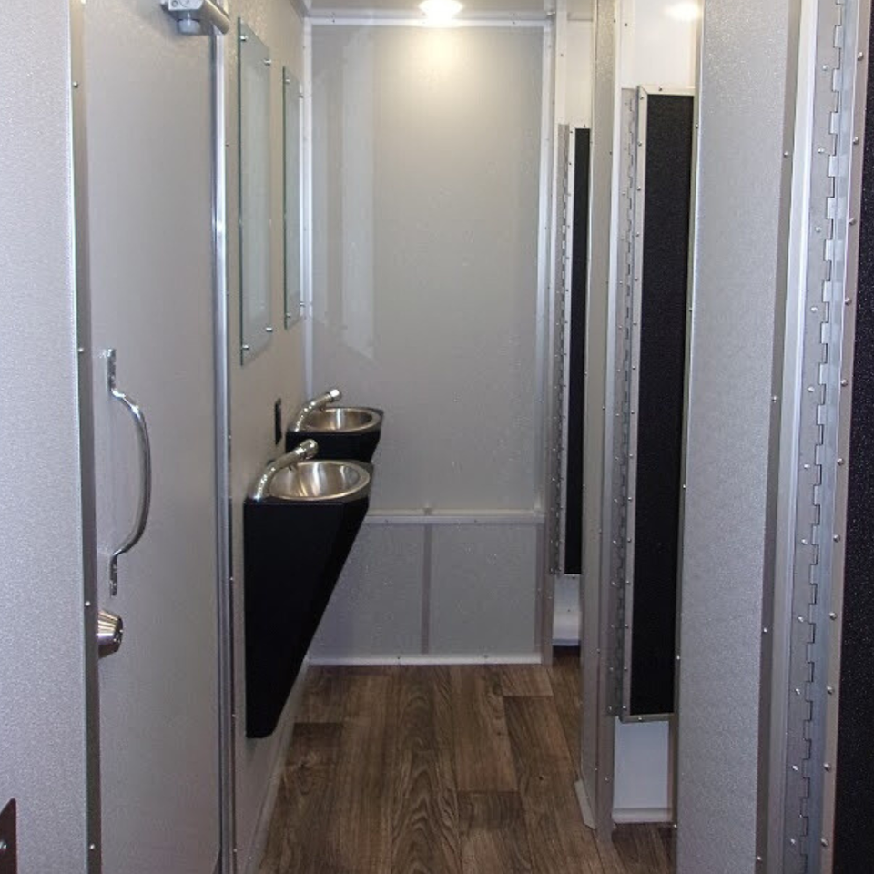Restroom Trailer Interior