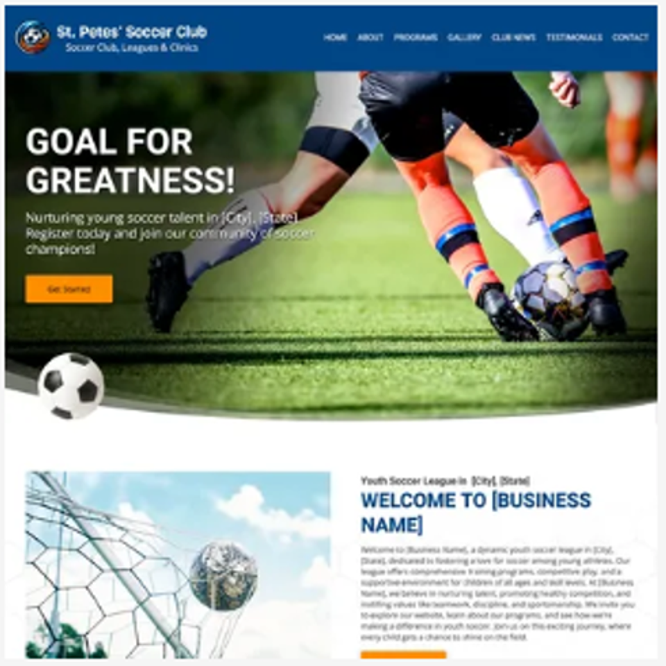 A soccer