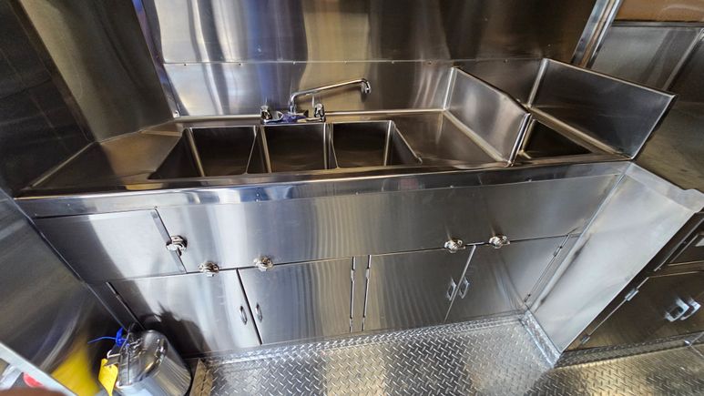 Close up sinks
